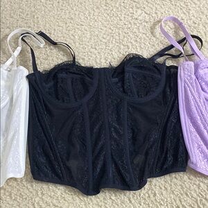 Black corset top